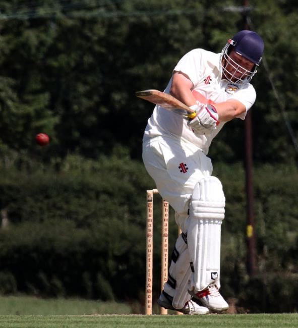 Harry Thomas - excellent batting for Lawrenny